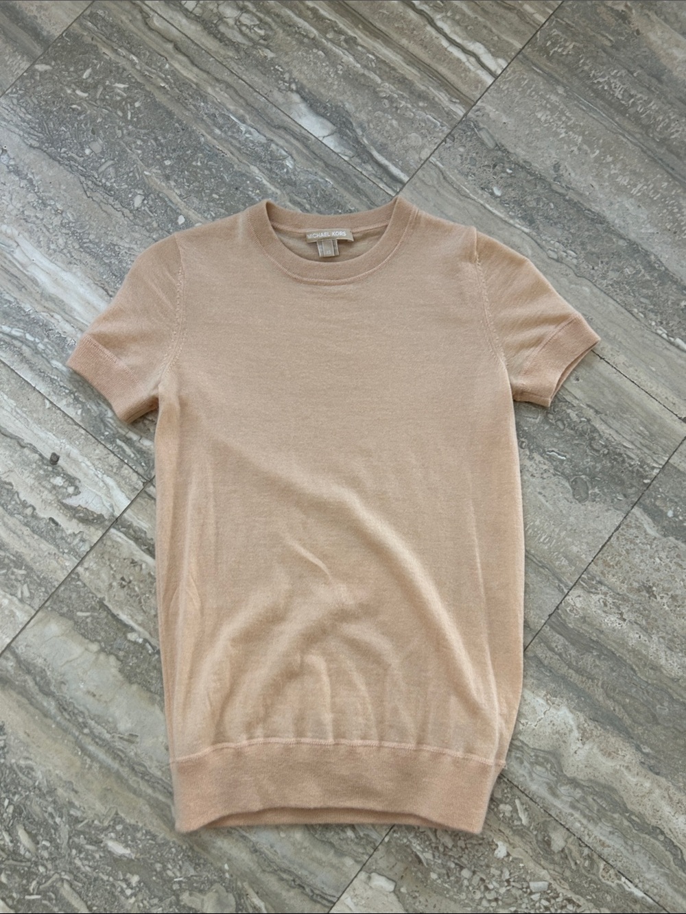 Michael Kors collection women’s Short-Sleeve cashmere Sweater Size XS